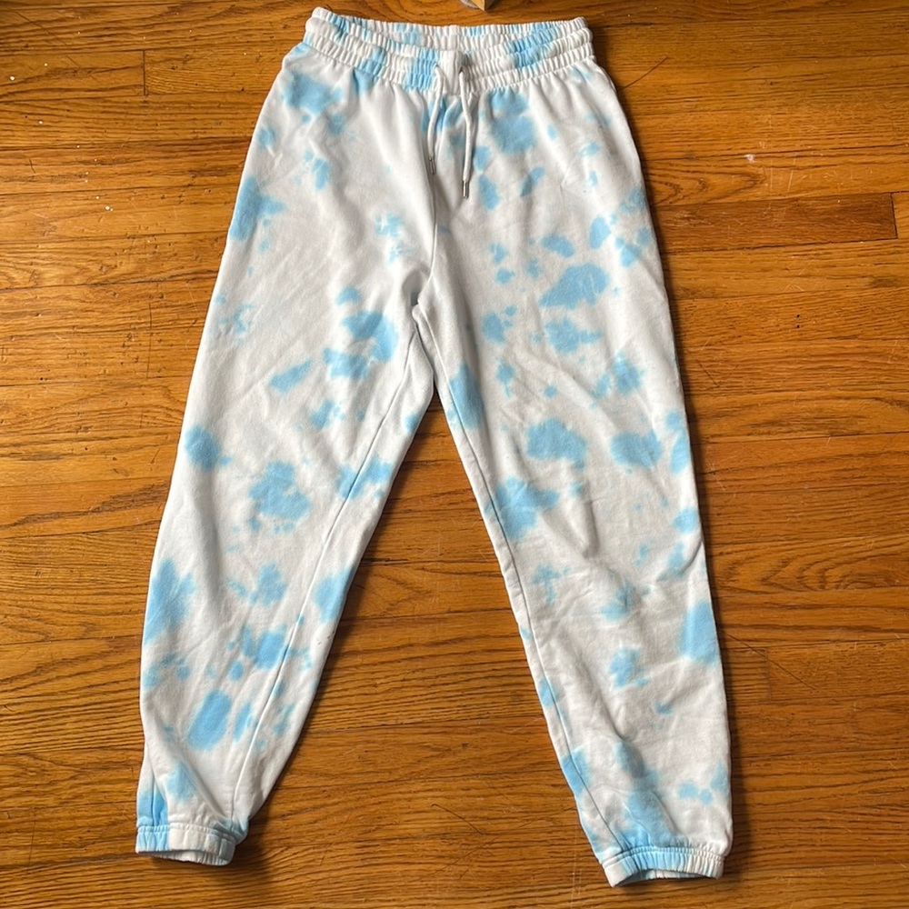 Cloud print sweatpants